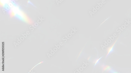 Rainbow prism overlay png with radiant glass shine, sparkling crystal rays and transparent fantasy composition.