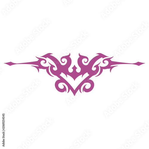 Tribal ornamental decoration illustration art