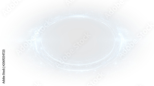 Fotografie Retro electric square portal png with shiny laser glow and digital background