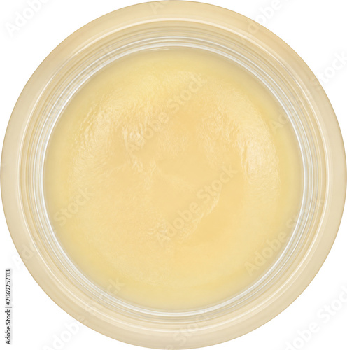 Cigar glue in a jar isolated on transparent background