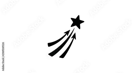 Foto Shooting Star Arrow Icon