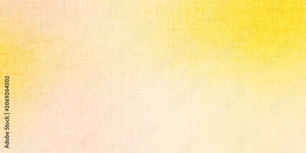 Fototapeta premium A soft, textured gradient of warm yellow and pale pink creates a gentle, inviting background, suggesting a dawn or a delicate bloom.