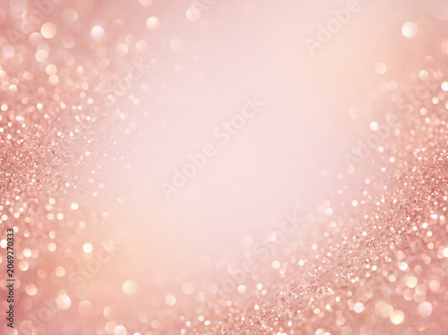 Abstract pink glitter background with bokeh lights