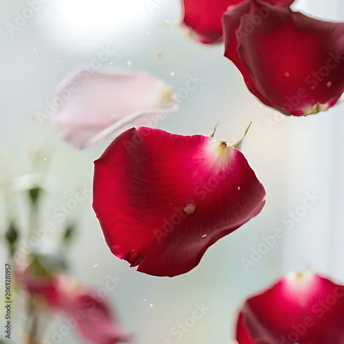 Rose petals background