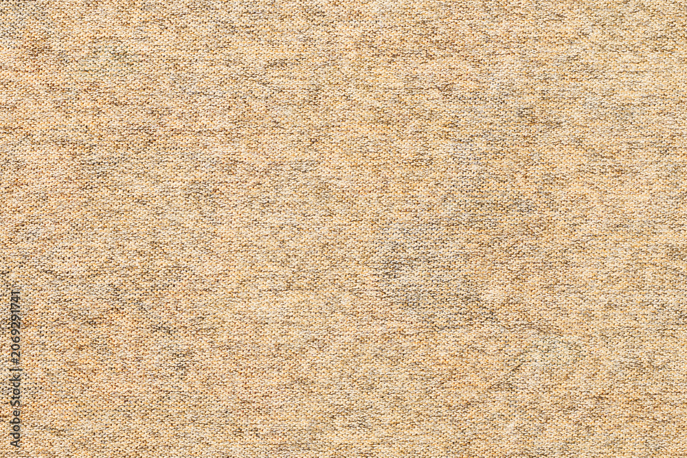 Fototapeta premium Neutral beige burlap weave with a coarse natural fiber surface, suitable as a rustic backdrop or textile texture with even soft lighting and detailed grain