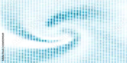 Tableau sur toile Soft glass ripple gradient in icy pale blue and lavender hues
