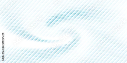 Tableau sur toile Soft glass ripple gradient in icy pale blue and lavender hues