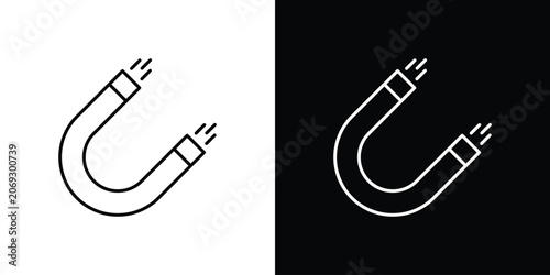 Canvastavla Magnet icon graphics editable linear strokes