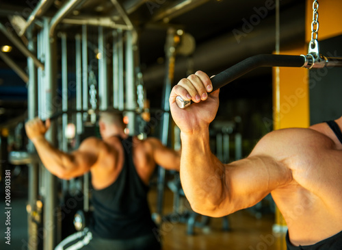 Slika na platnu Lat Pulldown Closeup.