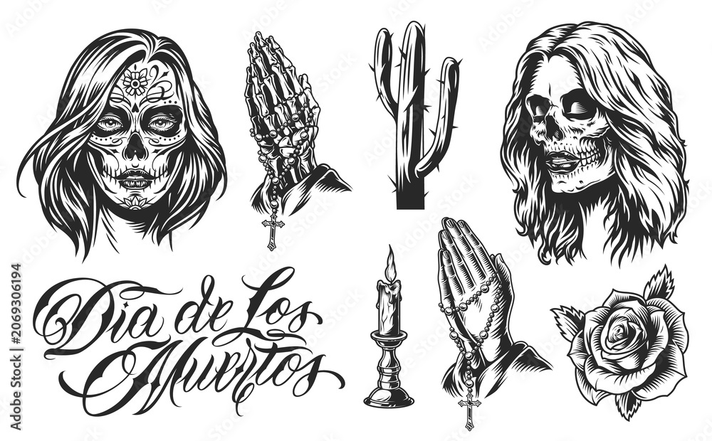 Fototapeta premium Celebrating Dia de los Muertos