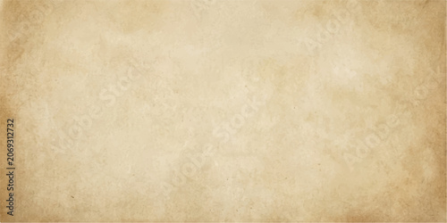 Bild auf Leinwand Beige tan aged paper texture background with a warm worn surface for vintage sta