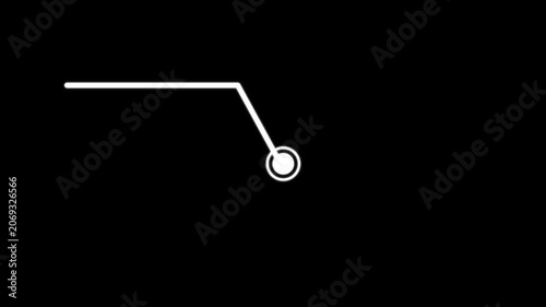 HUD call out elements pack animation on black background. Call Out on black background a callout for text Hitch style tech HUD element with successful