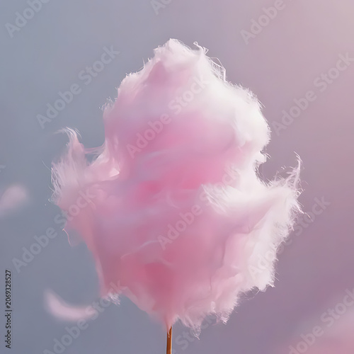 Pink cotton candy