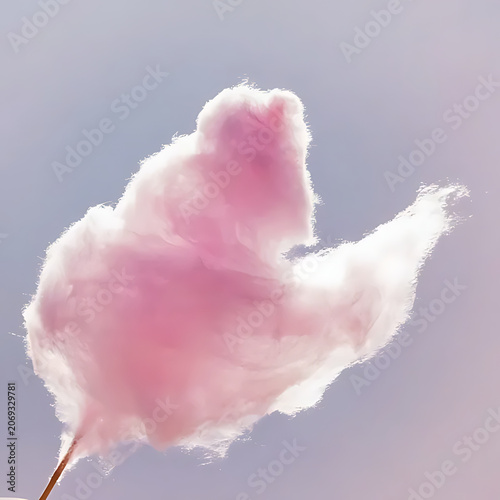Pink cotton candy