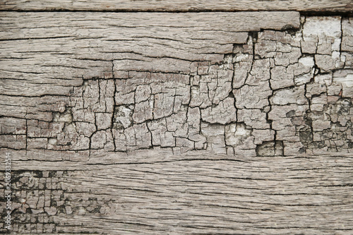 Vintage style wooden background, rough texture of old logs.