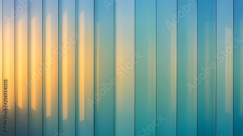 Colorful vertical wooden slats wall background texture