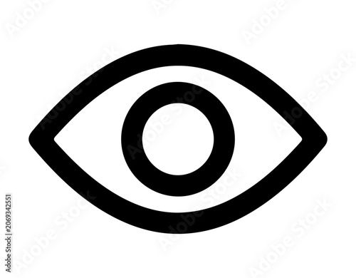 EYE ICON simple icon. Vector ICON all icon Viktor	