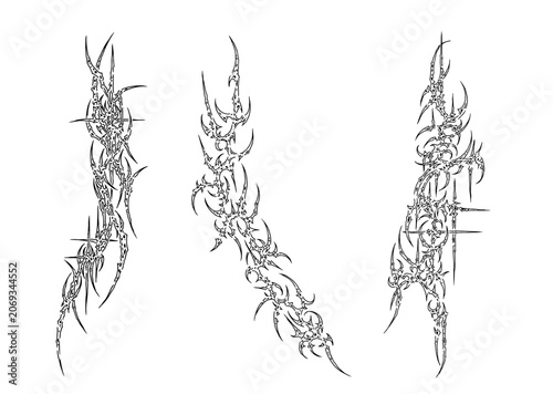Cybersigilism Tribal Tattoo Design Art