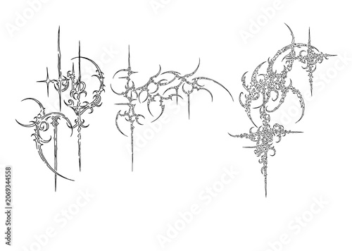 Cybersigilism Tribal Tattoo Design Art