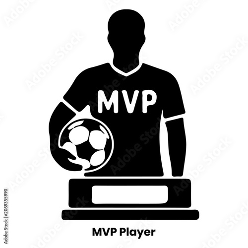 Mvp soccer player award icon