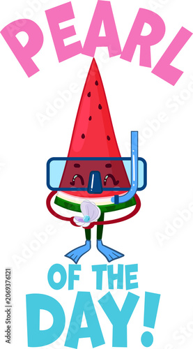 Watermelon Character 