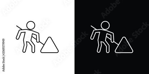 Foto Construction icon line glyph pack