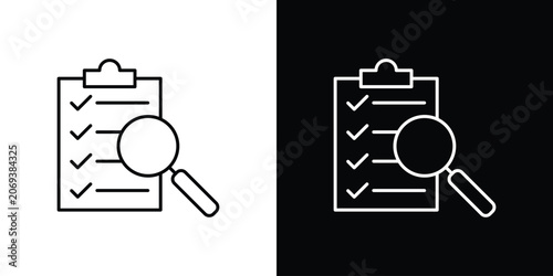 Photos Inspection icon line glyph pack