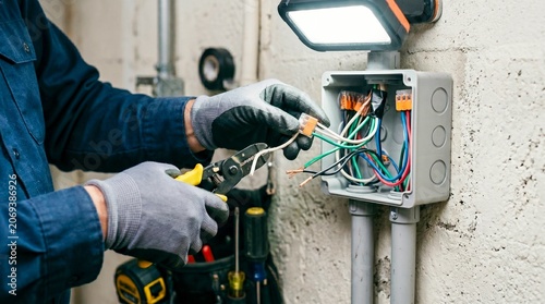 Electrical Wiring Repair and Junction Box Maintenance