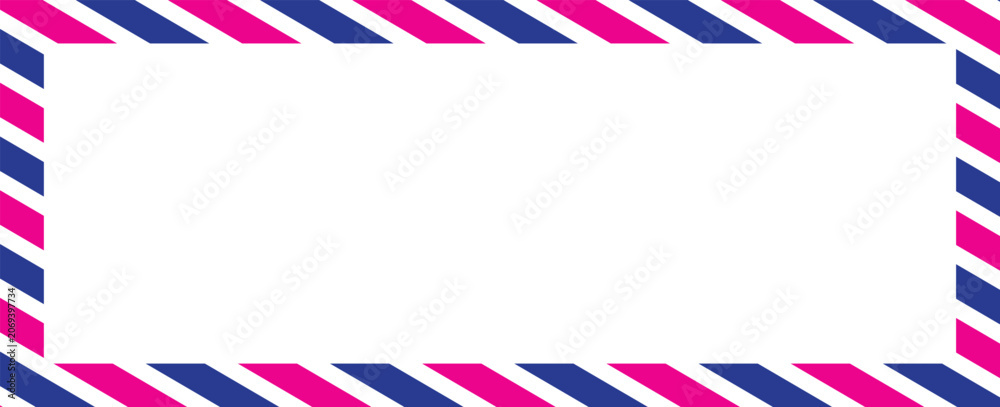 Obraz premium Envelope mail on white background. Envelope with stamps, Sending written letter or correspondence through postal service. 3D render vector illustration