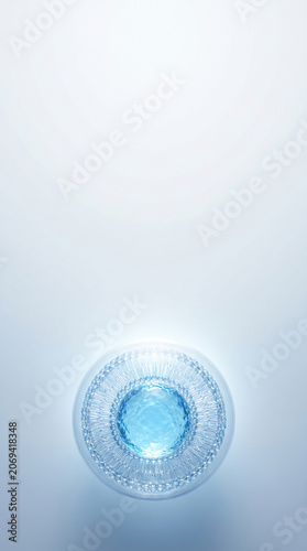 Vertical Liposome Science Poster With Clear Double Bilayer Sphere
