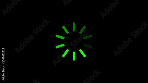 Loading circle Modern loading animation. Circular loading indicator , loading and buffering icon animation 4k video.