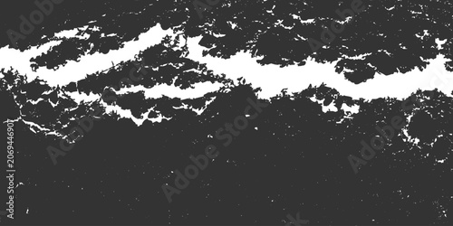 Tableau sur toile Black and white texture with scuffs and scratches