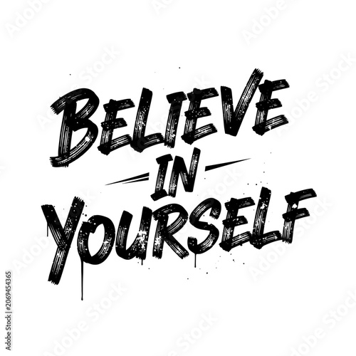 Inspirational motivational quote text.