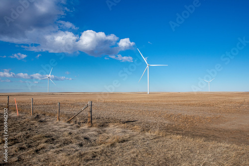 wind turbines farm