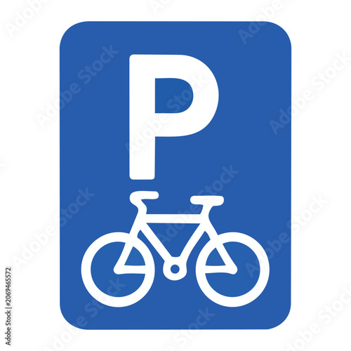 Universal Public Parking Sign Icon Design