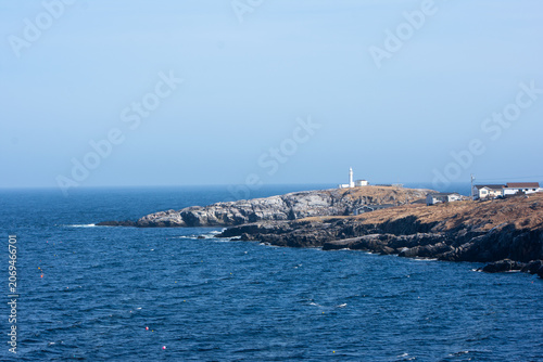 view of the sea from the ship