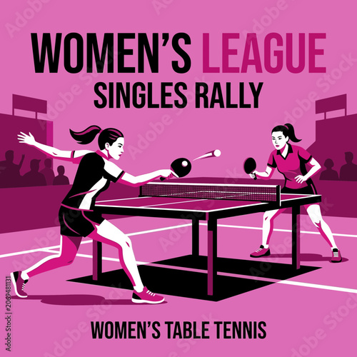 Professional Women's League Singles Rally Championship Competition