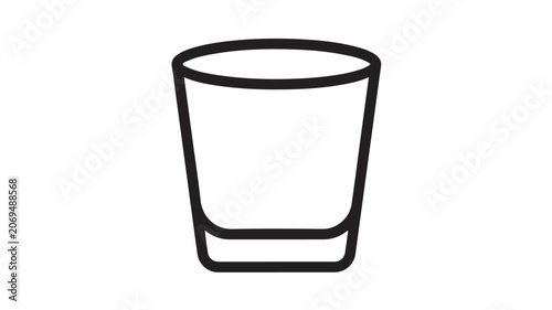 Glass Cup For Minimalist Design Concepts