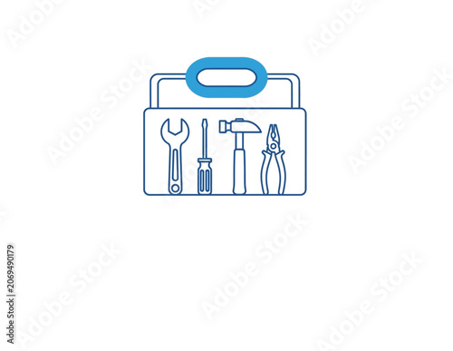 Essential Toolkit with Various Hand Tools for Repair and Maintenance.