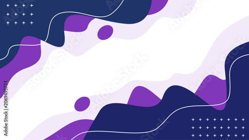 Abstract memphis Shapes Design