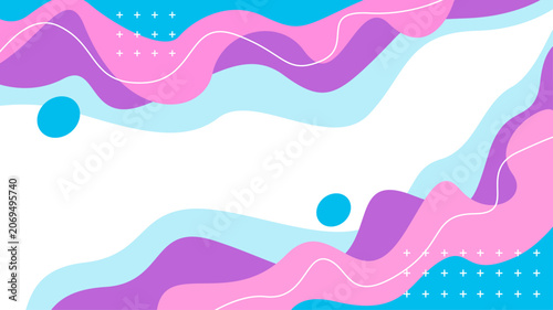 Abstract memphis Shapes Design