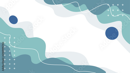 Abstract memphis Shapes Design