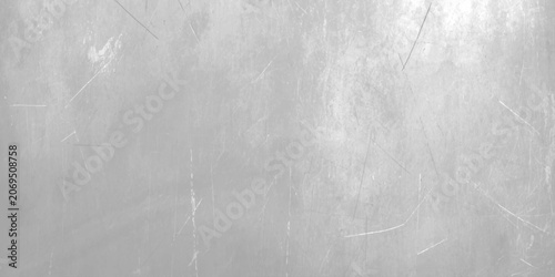 Cuadro en lienzo Minimalist gray concrete wall texture, distressed plaster surface, subtle scratches and stains, weathered industrial background, gray paper texture