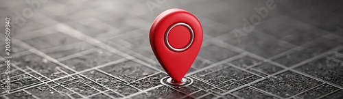 pin in map for gps mapping, navigation, and geolocation