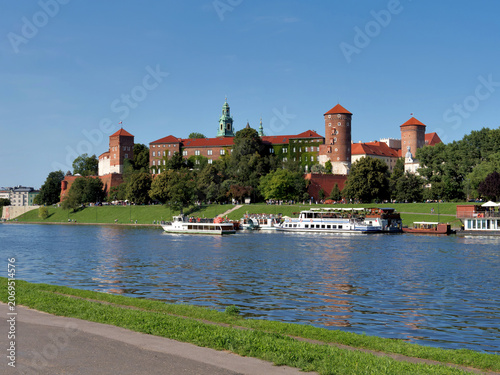 Wawel Royal Castle in Kraków, Poland
