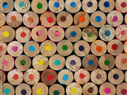 Colored Pencils Background