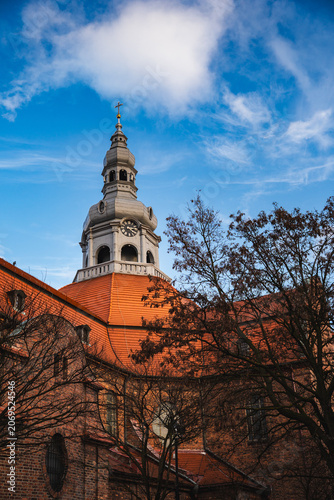 St Anne’s Church in the historic industrial district of Nikiszowiec in Katowice