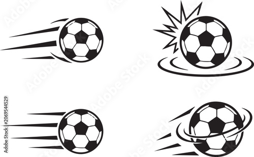 Year 2026 Football Tournament Typography and Ball Vector