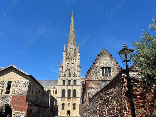 Norwich cathedral in Norfolk, England