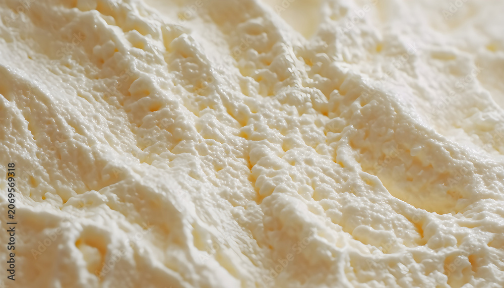 Obraz premium slider shot moving across fresh mozzarella texture